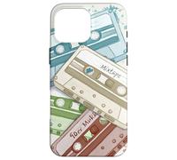 Cassettes rétro Aquarelle analogique Old School Mixtapes Coque pour iPhone 16 Pro Max