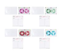 Cassettes Vierges pour Enregistrement, Cassettes Audio de Type I à oxyde de Fer, Faible Bruit et Haut rendement, Cassettes enregistrables de 46 Minutes avec Bobine métallique, (Rouge)