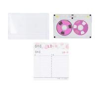 Cassettes Vierges pour Enregistrement, Cassettes Audio de Type I à oxyde de Fer, Faible Bruit et Haut rendement, Cassettes enregistrables de 46 Minutes avec Bobine métallique, (Violette)