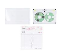 Cassettes Vierges pour Enregistrement, Cassettes Audio de Type I à oxyde de Fer, Faible Bruit et Haut rendement, Cassettes enregistrables de 46 Minutes avec Bobine métallique, (Verte)