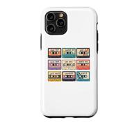 Cassettes Vintage Mixtape rétro années 80 90 Musique Coque pour iPhone 11 Pro