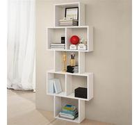 CASSI Bibliothèque murale - blanc - 7 étagères Blanc G