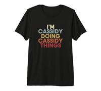 Cassidy Name Cassidy Personalized Name First Given T-Shirt Haut de Gamme