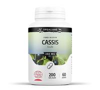 Cassis feuille Biologique | 750 mg/jour | 200 Gélules