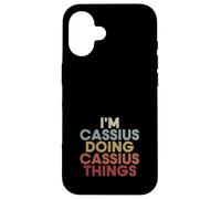 Cassius Name Cassius Personalized Name First Given Coque pour iPhone 16