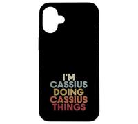 Cassius Name Cassius Personalized Name First Given Coque pour iPhone 16 Plus
