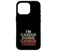 Cassius Name Cassius Personalized Name First Given Coque pour iPhone 16 Pro