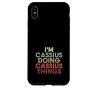 Cassius Name Cassius Personalized Name First Given Coque pour iPhone XS Max