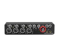 casstaly 1 ensemble de carte son d'interface audio pour l'enregistrement portable 4 canaux avec moniteur Loopback pour équipement audio