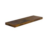 casstaly 1 étagère murale flottante moderne de 2,3 cm d'épaisseur, étagères larges en bois de pin pour cuisine, salon, étagère en bois rustique