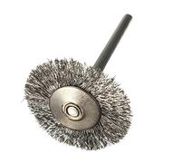 casstaly 10 Pieces Brosses de fil metallique en acier inoxydable Brosse a disque Brosse ronde 25mm de diametre pour