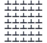 casstaly 100PCS Connecteurs D'Irrigation Goutte à Goutte Raccord Barbelé en T de 16 mm Raccords en T pour Tuyaux D'Irrigation Goutte à Goutte