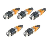 casstaly 3 pièces étanche Xlr microphone prise audio Xlr tête équilibrée tête filetée, installation facile C