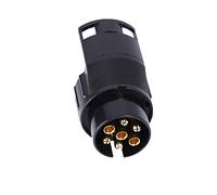 casstaly 7 a 13 Broche Adaptateur Remorque 12V Caravan Camion Attelage Remorquage Electrique Convertisseur N Type Plastique