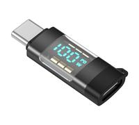 casstaly Adaptateur d'extension USB-C mâle vers femelle 100 W avec affichage numérique pour appareil de type C