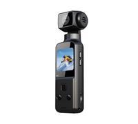 casstaly Appareil photo numérique de poche 4 K avec écran de 3,3 cm, rotation à 270 degrés, transmission WiFi, enregistrement portable, caméra de sport
