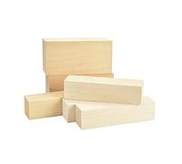 casstaly Bois de tilleul naturel pour sculpter des blocs de bois non traités pour travaux manuels