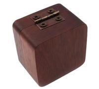 casstaly Boîte de rangement en noyer pour médiators de guitare, peut contenir de nombreux médiators, cadeaux de guitare, étui de rangement pour médiators, pièces de rechange pour guitare, Couleur bois