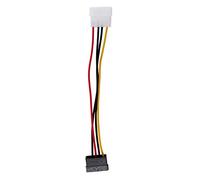 casstaly Câble adaptateur SATA femelle vers Molex mâle, 15,2 cm