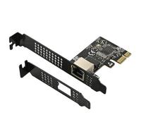 casstaly Carte réseau PCIE 5GB PCI Express X1 à RJ45 Gigabit Ethernet Service Carte réseau 10/100/1000M/2.5G/5G pour PC