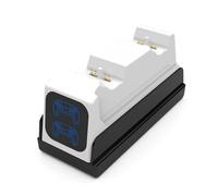 casstaly Chargeur pour Manette pour, avec Adaptateur Secteur à Charge et Station D'Accueil à Double Induction pour PlayStation5.