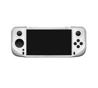casstaly Console de jeu portable E6 - Support de jeu vidéo portable IPS rétro - 12,7 cm - PS1 N64 - Connexion TV facile à installer - Blanc - 128 Go