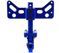 casstaly Crochet de remorque de remorquage arrière en métal pour voiture axiale SCX6 JLU 1/6 RC Crawler, bleu
