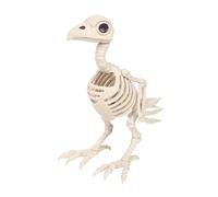 casstaly Décoration d'Halloween squelette oiseau - Squelette articulé d'animaux squelettes avec articulations articulées Décoration d'Halloween