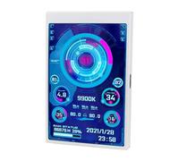 casstaly Écran Secondaire IPS Type C de 3,5 Pouces pour Ordinateur CPU GPU RAM HDD Affichage 320x480 USB LCD Monitor Freely AIDA64