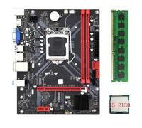 casstaly Emplacements RAM 1600 MHz Carte mère 1155CPU Carte mère I3-2130 + 1 x DDR3 8 Go de RAM LGA 1155 USB 3.0 SATA 3.0