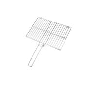 casstaly Grille plate Braai pour maintenir les aliments en toute sécurité pour griller la cuisine en plein air barbecue barbecue S