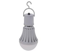 casstaly Haute Tension 1 E27 25LED 2835 SMD 15W Plastique LED Ampoule de Secours Intelligente 417LM LumièRe Blanche 85V-265V avec Emballage + 1 E27 Couvercle de Crochet