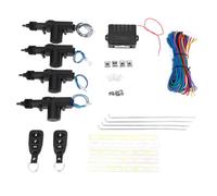 casstaly Kit de verrouillage de porte de voiture avec télécommande et 4 actionneurs de serrure de porte universels 12 V