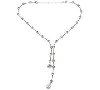 casstaly Ladies Collier Chaîne Collier Cristal Géométrique Collier Mode Collier Long Chaîne De