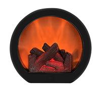 casstaly Lanterne de CheminéE LED sans Flamme Simulation LED Lanterne LED de CheminéE de Table avec Simulation de Flamme RéAliste DéCorative