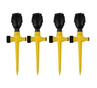 casstaly Lot de 4 arroseurs rotatifs pour trépied d'arrosage automatique