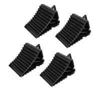 casstaly Lot de 4 cales antidérapantes pour roue de voiture et camion Noir