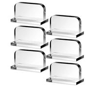 casstaly Lot de 6 poignées de rechange en acrylique transparent pour couvercle d'aquarium