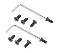 casstaly Lot de 8 vis de rechange pour guidon de scooter avec poignée hexagonale pour M365 Es2