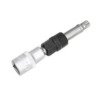 casstaly M10 Foret à douille de poulie d'alternateur avec 33 dents Outil poulie d'alternateur centre-boulon extracteur clé à douille