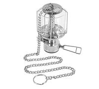 casstaly Mini lanterne de camping à gaz portable lampe en verre butane 80lux lumière BL