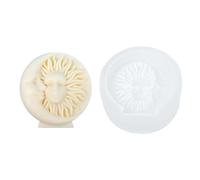 casstaly Moule en Silicone pour Bougie de Déesse du Soleil, Moule en Silicone pour Bougie de de Déesse de la Lune, Moule en Résine de Gypse, 1 Pièce