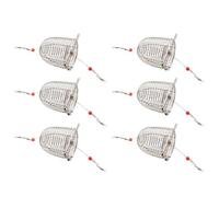 casstaly Plateau d'alimentation pour crevettes - Plateau d'alimentation en métal - Cage à appâts - Accessoires pour aquarium