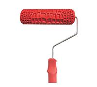 casstaly Rouleau de peinture en peau de crocodile avec poignée pour décoration murale 17,8 cm