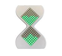 casstaly Sablier électronique 3D, sablier numérique 3D, minuterie électronique, sablier imprimé en 3D, sablier électronique LED lumière verte