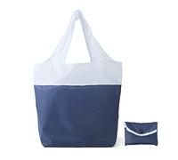 casstaly Sac à provisions pliable et écologique de grande capacité - Style japonais - Imperméable - Pour voyage - Bleu