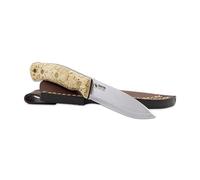 Casström No. 10 Swedish Forest knife - Stainless steel - Curly Birch