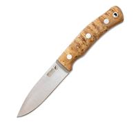 CASSTROM No.10 Couteau de Forêt Suédois, Bouleau frisé stabilisé, Inox, Kydex CASS-14118