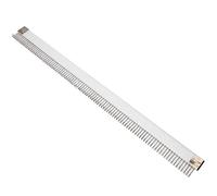 Cast 8Knitting Machine Cast - On Comb Metal AccessorieMm Cast On Peignes Machine à Tricoter 45 × 5 × 2 Machine à Tricoter Cast On Peigne Accessoires en Métal pour Kh821 Kh860