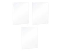 Cast Acrylic Sheet - 3-Piece Clear Craft Panel | Sign Display Glass
